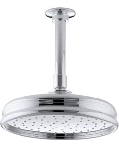 kohler 13692-G-CP 8”  Traditional Round Rain Shower Head 1.75gpm Chrome - Picture 1 of 2
