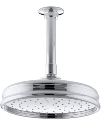 kohler 13692-G-CP 8”  Traditional Round Rain Shower Head 1.75gpm Chrome - Image 1 of 2