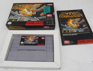 vintage video game Wing Commander SNES (Super Nintendo,1992) Complete In Box CIB - Picture 1 of 17