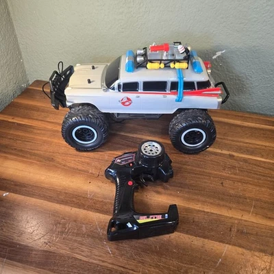 Ghostbusters Ecto-1 4x4 Monster Truck R/C 35th Anniversary Jada Toys Rare Read - Image 1 of 4