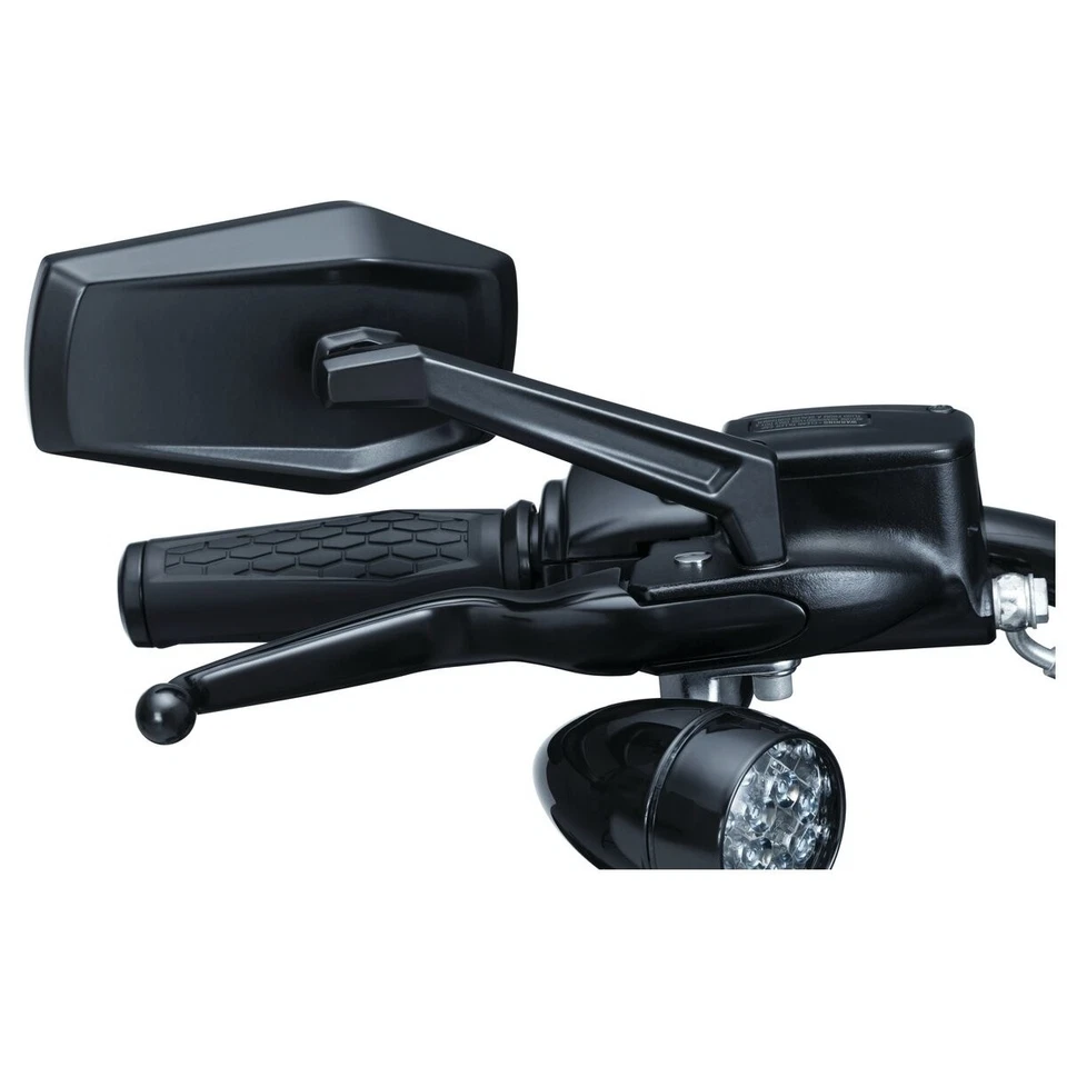 Espejos hexagonales negros satinados Kuryakyn - 5919 Foto 1 de 1