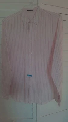 Elie Tahari Men’s Light Pink Dress Shirt Medium - Image 1 of 4