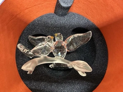Swarovski Kristal Turteltauben Vögel OVP Zertifikat - Bild 1 von 4