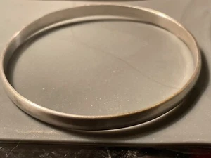 Vintage Sterling Silver Signed Taxco Mexico Bangle Bracelet Sterling Silver - Picture 1 of 3