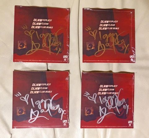 Iggy Azalea signed "DLNW" CD booklet autographed single Tinashe - Brand New Cover