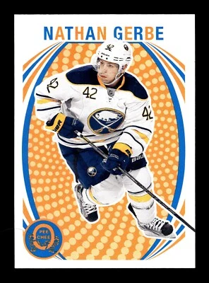 PWE READ stock photo . 2013-14 opc o-pee-chee retro #424 nathan gerbe - Image 1 of 2