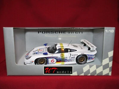 1:18 Scale Porsche 911 GT1 Evo Le Mans 1997 LM Boutsen/Stuck UT Models Autoart - Image 1 of 4