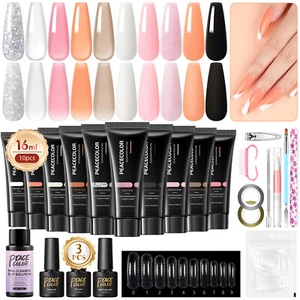 Builder Nail Gel Set für Anfänger Poly Nail Extension Gel Set 30ml Slip Solution - Bild 1 von 13