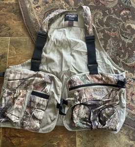 REAL TREE PRO SERIES Camo Turkey Vest XXL-XL adjustable NO Seat Cushion Pockets - Picture 1 of 8