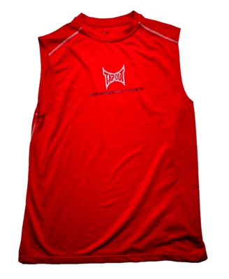 Camisa Tapout Muscular Para Hombres M Sin Mangas Camiseta sin Mangas Rendimiento Camiseta Entrenamiento MMA Foto 1 de 4