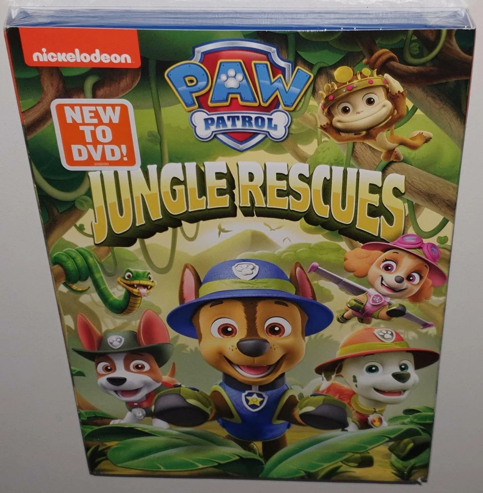 DVD R1 PAW PATROL JUNGLE RESCATES (2019) NUEVO SELLADO Foto 1 de 1
