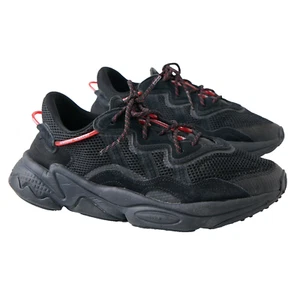 Adidas Ozweego GV9965 Mens Size US 8.5 Running Shoes Core Black Scarlet Sneakers - Picture 1 of 11