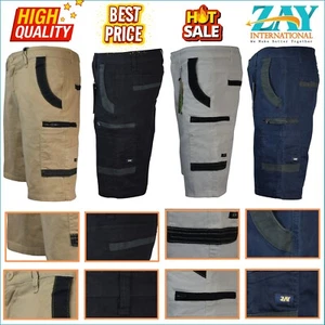 Tardies Men's Cotton Drill Workwear Cargo Shorts | Work Men's Shorts - Picture 1 of 6