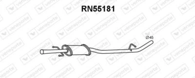 SILENCIEUX AVANT RENAULT KANGOO 1.5 DCI,KANGOO EXPRESS 1.5 DCI - Photo 1/2