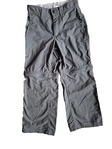 Boys Sz 4 Convertible Hiking Pants The North Face Gray Lightweight Rain Fishing - Picture 1 of 5
