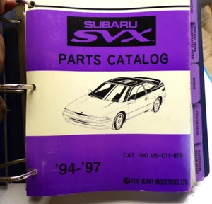 1994 95 96 97 Subaru SVX Parts Catalog Factory Original Cat No US-C11-009 - Picture 1 of 8