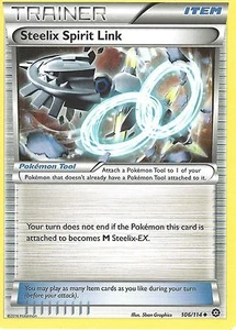 106/114 Steelix Spirit Link Uncommon: Pokemon Trading Card Game XY Steam Siege - Picture 1 of 1