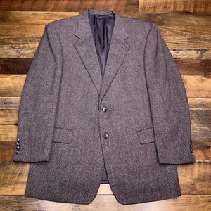 Hickey Freeman Blazer 42R Gray Wool Boardroom Sport Coat - Picture 1 of 16