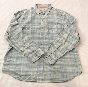 Tommy Bahama Shirt Men’s Size XLarge Cotton Plaid Button Up Shirt - Picture 1 of 14