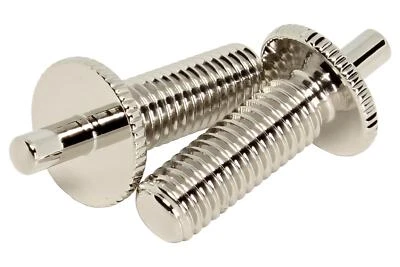 ABM Import Conversion Posts - M8 to smooth 4mm posts for Epiphone - Nickel - Image 1 of 2