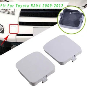 Sale Left&Right Front Bumper Tow Hook Eye Cap Cover For Toyota RAV4 2009-2012 - Picture 1 of 7