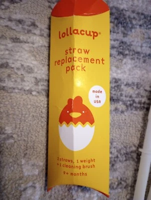 Nuevo Pack Repuesto Pajita Lollacup, 2 Pajitas y Cepillo de Limpieza, Envío Gratis Foto 1 de 4