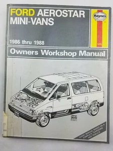 Haynes #1476 Ford Aerostar Mini-Vans 1986-1988 Owners Workshop Manual - Picture 1 of 2