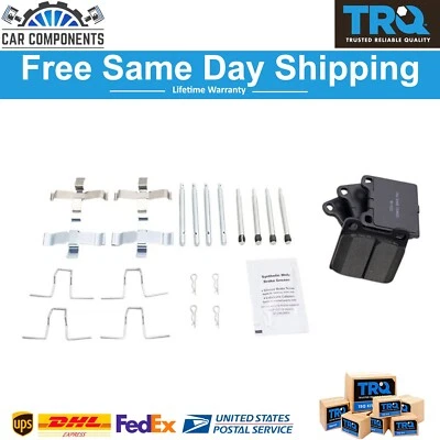 Pastillas de freno de disco cerámicas delanteras o traseras TRQ para Alfa Romeo Mercedes VW Volvo Foto 1 de 4