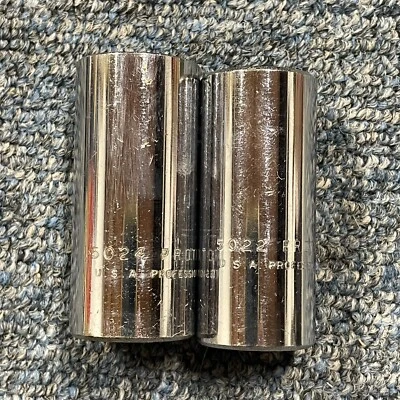 PROTO Tools Deep Sockets 3/8” Drive 5022 11/16” 5024 3/4” Made In USA - Image 1 of 4
