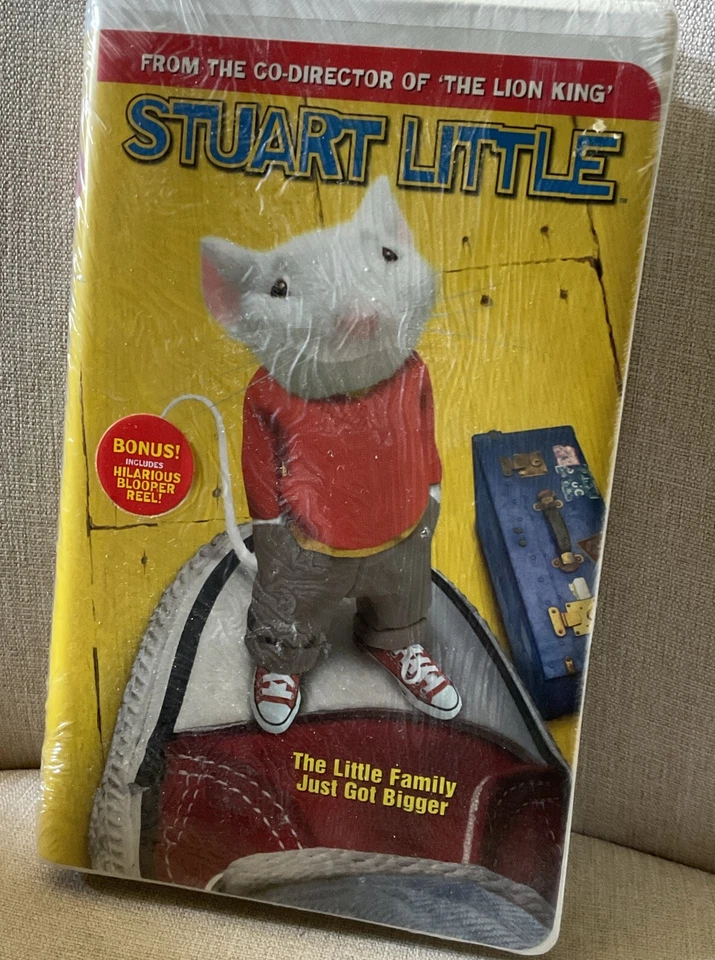 Stuart Little VHS Tape Columbia Pictures Y2K Clamshell New & Sealed Movie 90s - Image 1 of 1