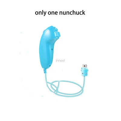 For Wii & Wii U Console Nunchuck Wii Nunchuk Video Game Controller Remote US - Image 1 of 4