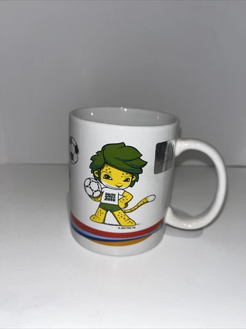 2010 FIFA World Cup Souvenir Mug White South Africa Soccer Futbol Cover