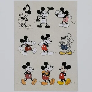 Steamboat Willie Collage Postkarte Walt Disney Mickey Mouse Museum Skizzen 4x6 - Bild 1 von 2