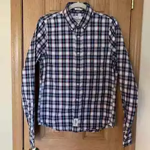 Abercrombie E Fitch Camicia a Quadri Piccolo Muscolo Uomo - Foto 1 di 4