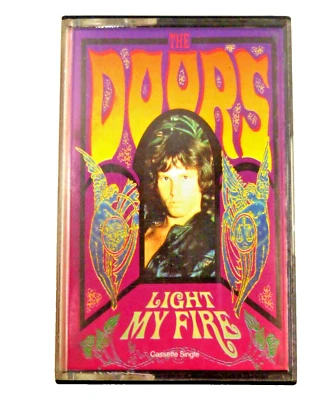 THE DOORS - Light My Fire Cassette Single Elektra EKR125C FREEPOST in UK - Image 1 of 4