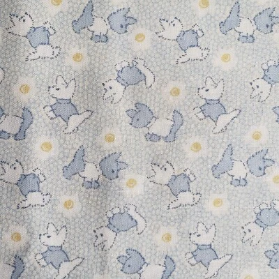 RJR Fabric 1930's Quilt Revival Collection Blue Dogs New England Museum 35" x 44 - Image 1 of 4