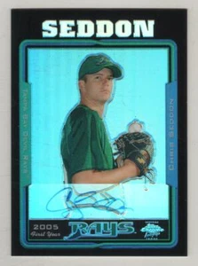 2005 Topps Chrome Black Refractor #225 Chris Seddon Auto ###/200 Devil Rays $25 - Picture 1 of 1