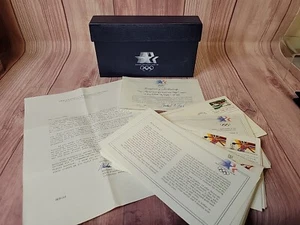 Official Stamps and First Day Covers of 1984 Olympic Games - Picture 1 of 10
