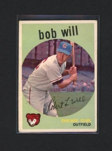 1959 Topps #388 Bob Will Sehr guter Erhaltungszustand - Bild 1 von 2