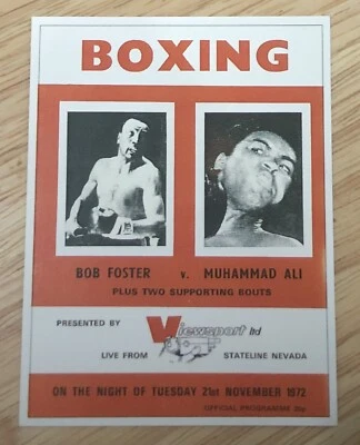 1993 Muhammad Ali Sporting Profiles The Greatest #29 v Bob Foster - Image 1 of 2