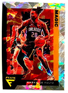 2020-21 Panini Flux Basketball Cracked Ice Prizm #129 Markelle Fultz Magic