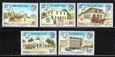 1977 Bermuda SC# 350-354 - Bermuda's UPU Membership, Cent. - M-H - Image 1 of 2