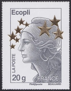 2012 Frankreich Nr. 4662E ** Maxi Marianne de l ́Europe Etoiles d ́Or (20gr Eco) 60x78mm - Bild 1 von 1