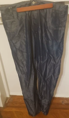 Guess - Iconic Shiny Blue Raw Denim Jeans | Pascal Fit | Men’s 42x32 - Image 1 of 4