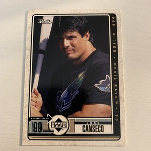 1999 Upper Deck Retro Jose Canseco #80 Tampa Bay Devil Rays