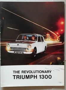 Triumph 1300 & 1300 TC Brochure 1968 - Picture 1 of 3