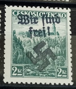 Impero tedesco locale WWll propaganda fantasy Moravia Ostrava MNH - Foto 1 di 1