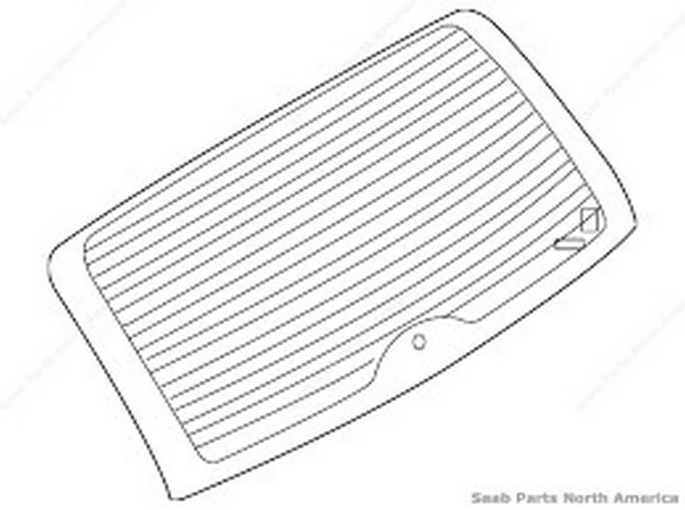 Genuine Saab Rear Back Window Glass For 2003-2006 Saab 9-3 93185016-AA Foto 1 de 1