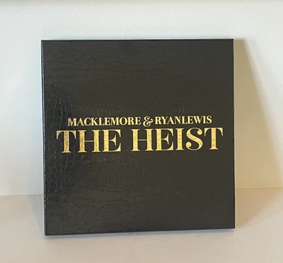 Macklemore and Ryan Lewis - The Heist Deluxe GOLD vinyl 2xLP record box set RARE - Image 1 of 4