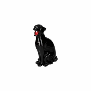 Gift Company Léopard Wildcat S figurine décorative décoration sculpture noir H 34 cm - Photo 1/1